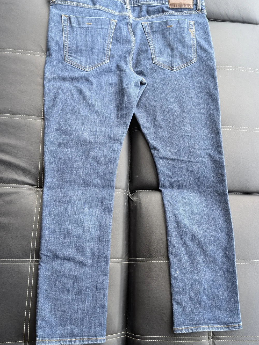 William Rast Men's Slim Straight Jeans in Blue Wash